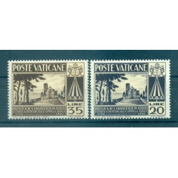Vatican 1954 - Y & T n. 203/04 - Basilique Saint-François d'Assise (Michel n. 223/24)