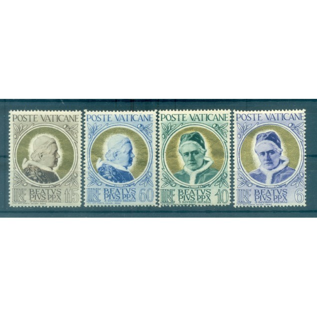 Vaticano 1951 - Y & T n. 163/66 - Beatificazione di papa Pio X