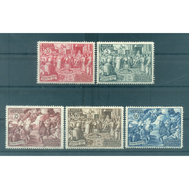 Vatican 1950 - Y & T  n. 167/71 - Council of Chalcedon