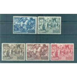 Vatican 1951 - Y & T. n. 167/71 - Concile de Chalcédoine (Michel n. 180/84)