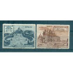 Vatican 1949 - Y & T. n. 11/12 exprès - Basiliques (Michel n. 159/60 A) (v)