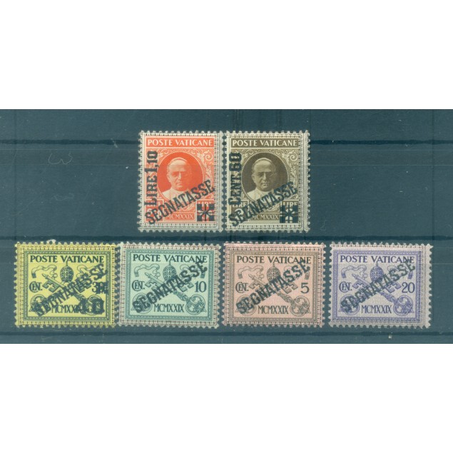 Vatican 1931 - Y & T  n. 1/6 postage due - Pontificate of Pius XI