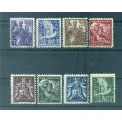 Vatican 1938 - Y & T  n. 1/8 air mail - Definitive  (Michel n. 59/66)