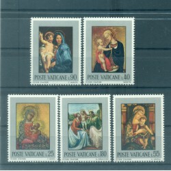 Vaticano1971 - Y & T n. 522/26 - La Sacra Famiglia (Michel n. 581/85)
