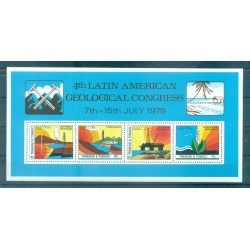 Trinité-et-Tobago  1979 - Y & T feuillet n. 27 - Congrès géologique (Michel feuillet n. 27)