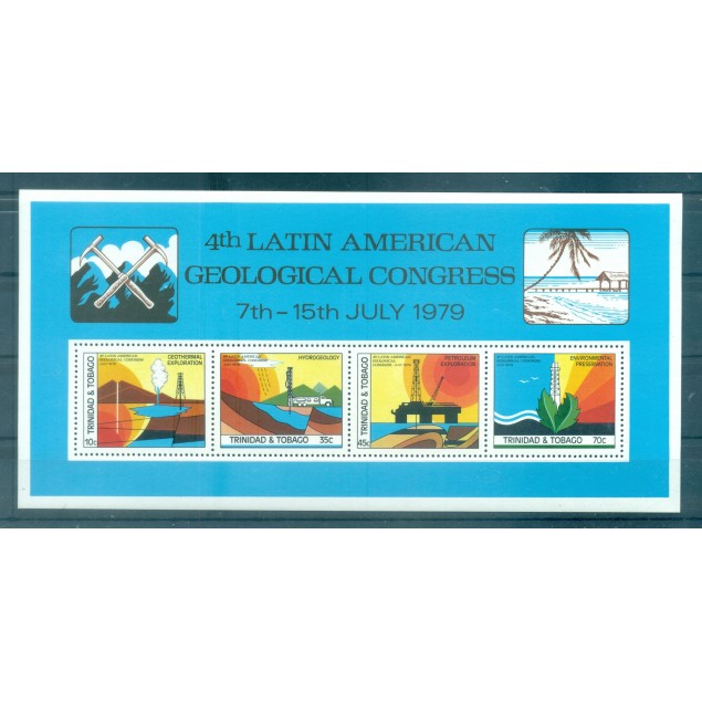 Trinidad and Tobago 1979 - Y & T sheet n. 27 - Geological Congress (Michel sheet n. 27)