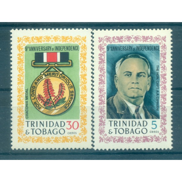 Trinidad e Tobago 1971 - Y & T  n.283/84 - Indipendenza (Michel n. 284/85)