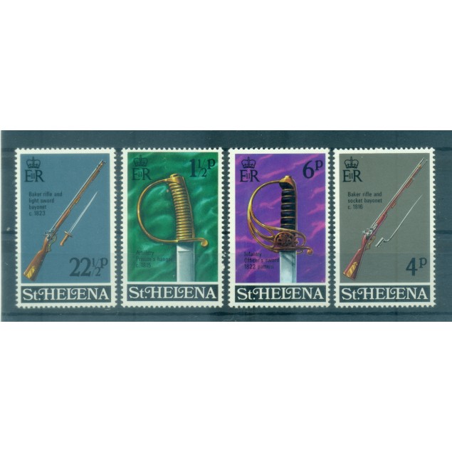 Saint Helena 1971 - Y & T n. 249/52 - Military equipment (Michel n. 250/53)