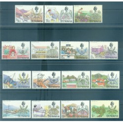 Saint Helena 1968 - Y & T n. 195/209 - Elizabeth II (Michel n. 196/210)
