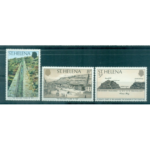 Saint Helena 1979 - Y & T n. 320/22 - The inclined plane (Michel n. 321/23)