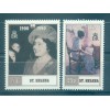 Sainte-Hélène 1990 - Y & T n. 525/26 - La reine-mêre Elizabeth (Michel n. 534/35)