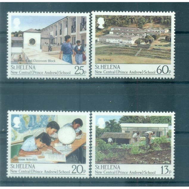 Saint Helena 1989 - Y & T n. 505/08 - Prince Andrew school (Michel n. 509/12)
