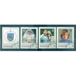 Sant'Elena 1982 - Y & T n. 359/62 - Diana Principessa del Galles (Michel n. 361/64)