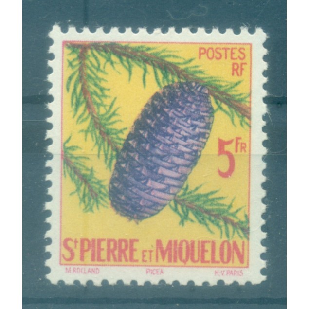 Saint-Pierre et Miquelon 1958 - Yvert et Tellier n. 359 - Flore (Michel n. 388)