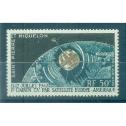 Saint-Pierre et Miquelon 1962 - Yvert et Tellier n. 29 posta aerea - Telecomunicazioni spaziali (Michel n. 397)