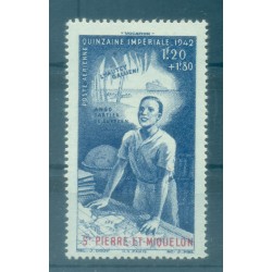 Saint-Pierre et Miquelon 1942 - Y & T.  n. 3 poste aérienne - Quinzaine impériale (Michel n. 326)