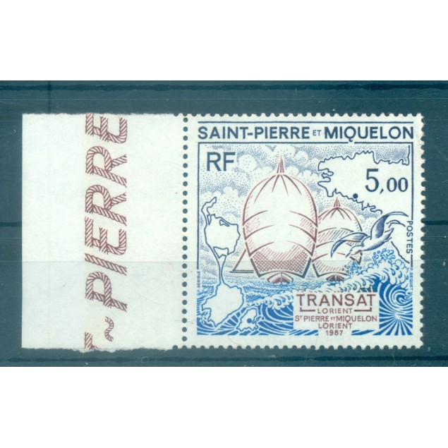Saint-Pierre et Miquelon 1987 - Y & T.  n. 477 - Transat (Michel n. 545)