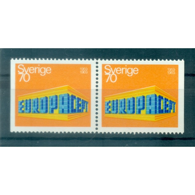Suède 1969 - Y & T n. 615b - Europa (Michel n. 634 A Dl/Dr)
