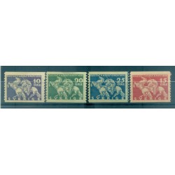 Suède 1932 - Y & T n. 224/27 - Gustavus Adolphus (Michel n. 216/19 A)