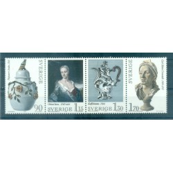 Suède 1979 - Y & T n. 1065/68 - Rococo svedese (Michel n. 1078/81)