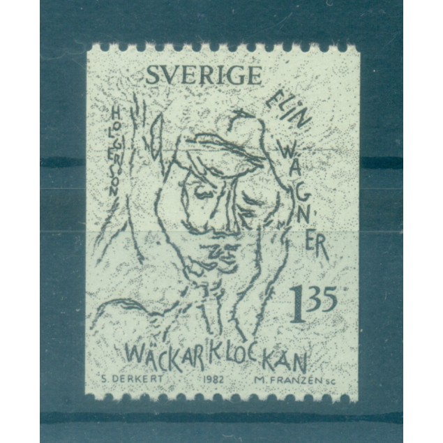 Suède 1982 - Y & T n. 1177 - Elin Wagner (Michel n. 1195)