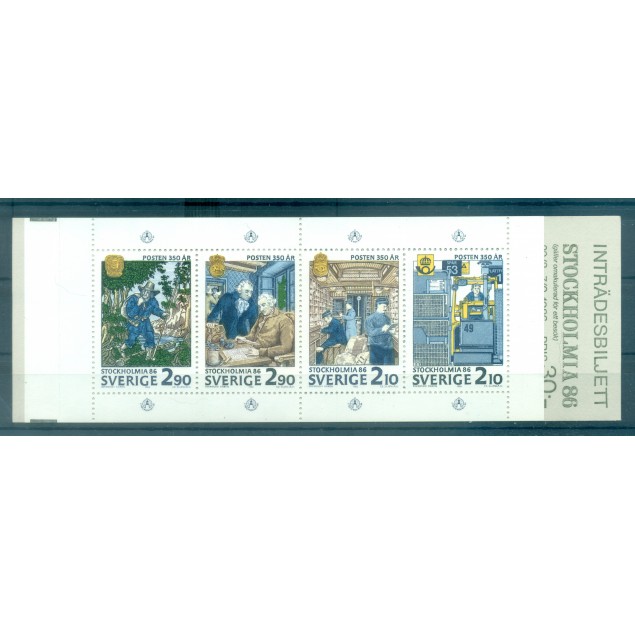 Sweden 1986 - Y & T booklet n. C1381 - STOCKHOLMIA '86 (Michel booklet n. MH-116)