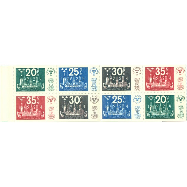 Svezia 1974 - Y & T libretto n. C823 - STOCKHOLMIA '74 (Michel libretto n. MH-45)