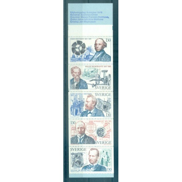 Sweden 1976 - Mi. n. MH-57 - Inventors
