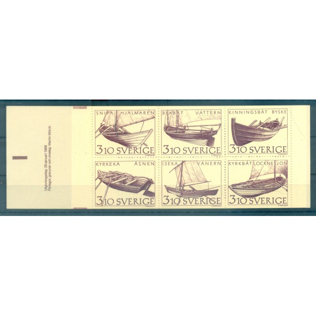 Sweden 1988 - Mi. n. MH-128 - River navigation