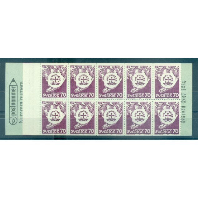 Suède 1968 - Y. & T. n. C595a - Assemblée des  églises
