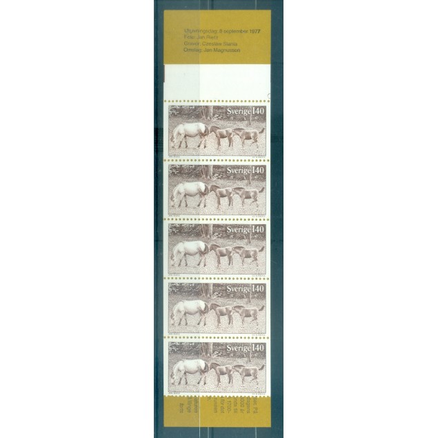 Suède 1977 - Y. & T. n. C975 - Chevaux