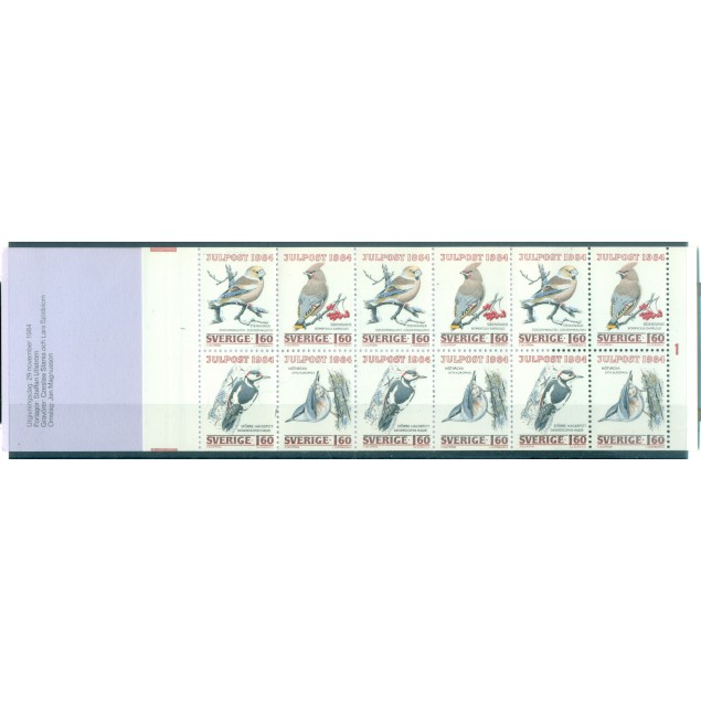 Suède 1984 - Y & T carnet n. C1289 - Noël (Michel carnet n. MH-102)