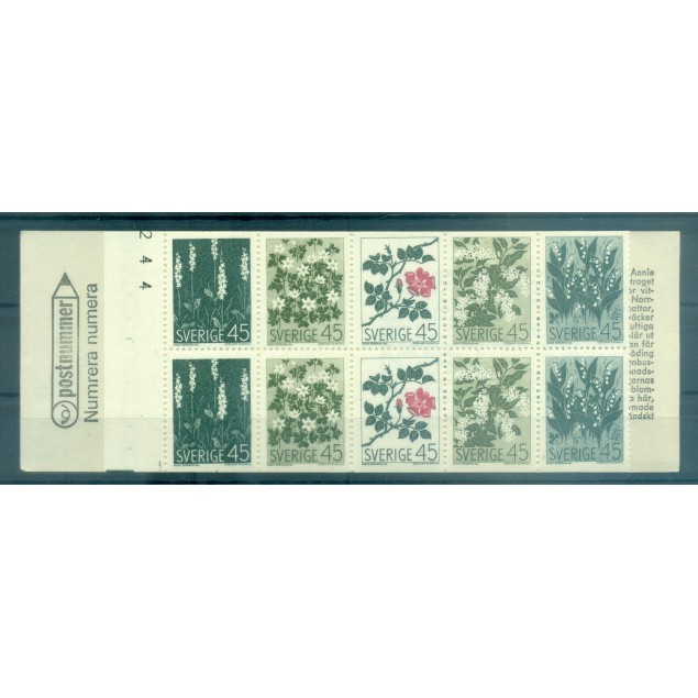 Sweden 1968 - Mi. n. MH-18 - Flora