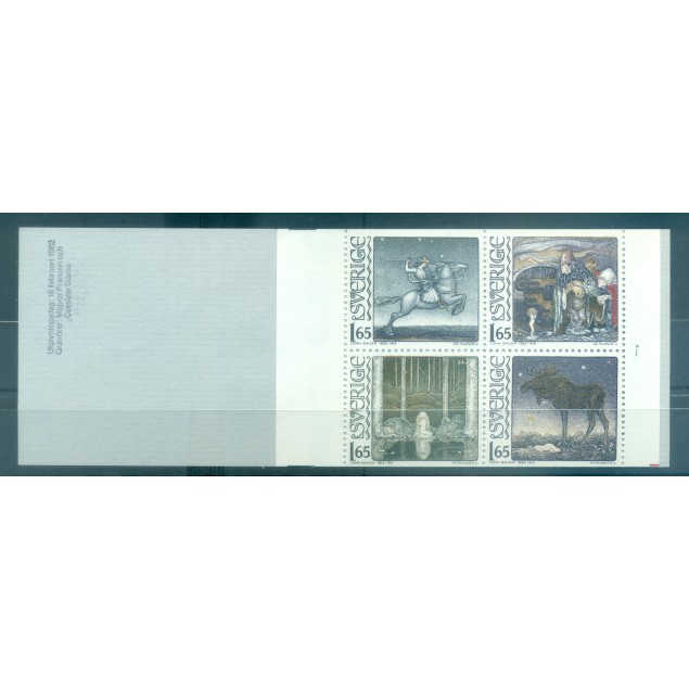 Sweden 1982 - Mi. n. MH-86 - John Bauer