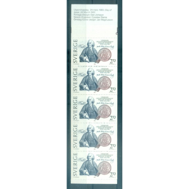 Suède 1983 - Y. & T. n. C1214 - Benjamin Franklin