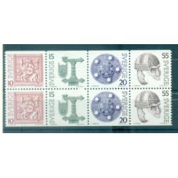 Svezia 1975 - Y & T n. 873a/76a - Archeologia (Michel n. H-Bl. 76 y)