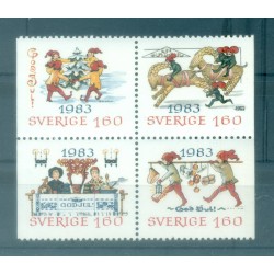 Svezia 1983 - Y & T n. 1240/43 - Natale (Michel n. 1258/61)