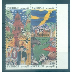 Sweden 1991 - Y & T n. 1645/48 - Skansen Museum (Michel n. 1668/71)