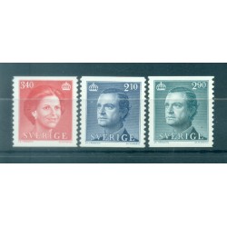 Suède 1986 - Y & T n. 1351/53 - Série courante (Michel n. 1369/71)
