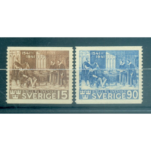 Sweden 1941 - Y & T n. 287/88 - The Bible (Michel n. 281/82 A)