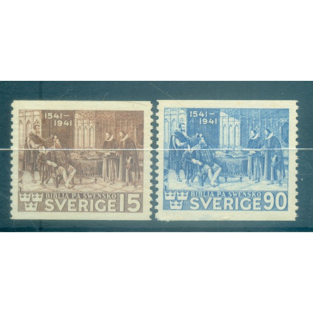 Suède 1941 - Y & T n. 287/88 - La Bible (Michel n. 281/82 A)