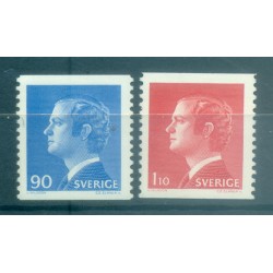 Suède 1975 - Y & T n. 878/79 - Série courante (Michel n. 901/02 y A)
