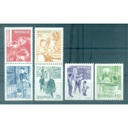 Sweden 1977 - Y & T  n. 985a/88a - Christmas (Michel n. 1004 D/09 C)