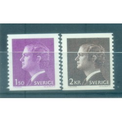 Suède 1980 - Y & T n. 1095/96 - Série courante (Michel n. 1113 A/14)
