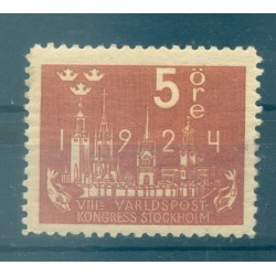 Svezia 1924 - Y & T n. 163A - U.P.U. (Michel n. 144W)