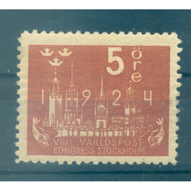 Svezia 1924 - Y & T n. 163A - U.P.U. (Michel n. 144W)