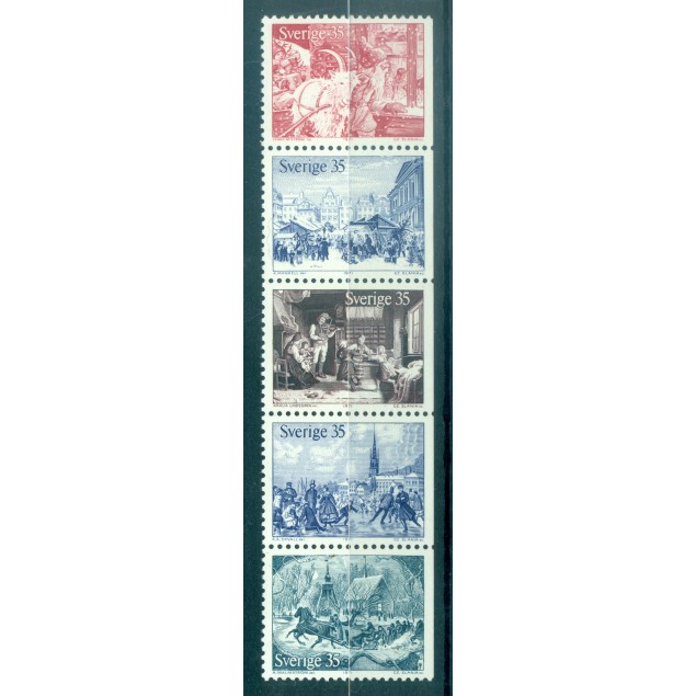 Sweden 1971 - Y & T n. 708/12 - Christmas (Michel n. 728/32 Dr)