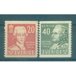 Svezia 1941 - Y & T n. 294/95  - Museo nazionale (Michel n. 291/92 A)