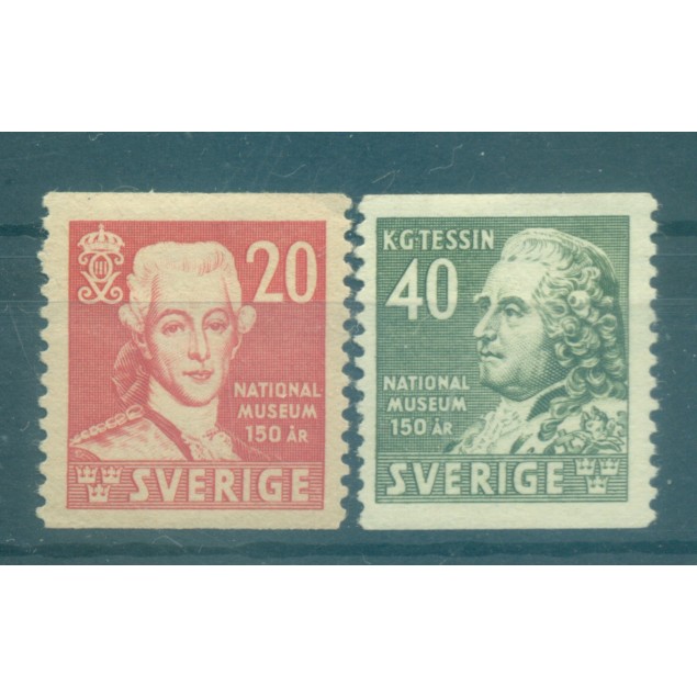 Sweden 1941 - Y & T n. 294/95  - National Museum (Michel n. 291/92 A)