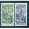 Suède 1966 - Y & T n. 536/37 - Musée des Beaux-Arts (Michel n.549/50)